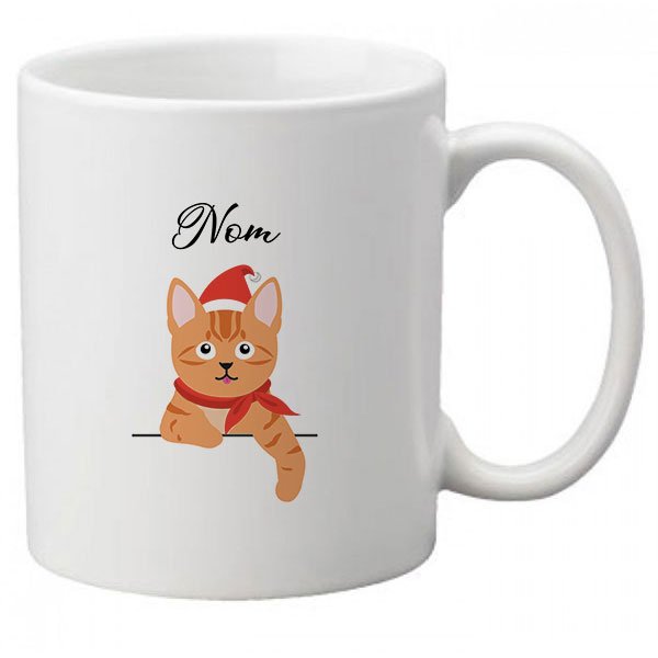 Mug-chat-noel-européen-tigré-roux