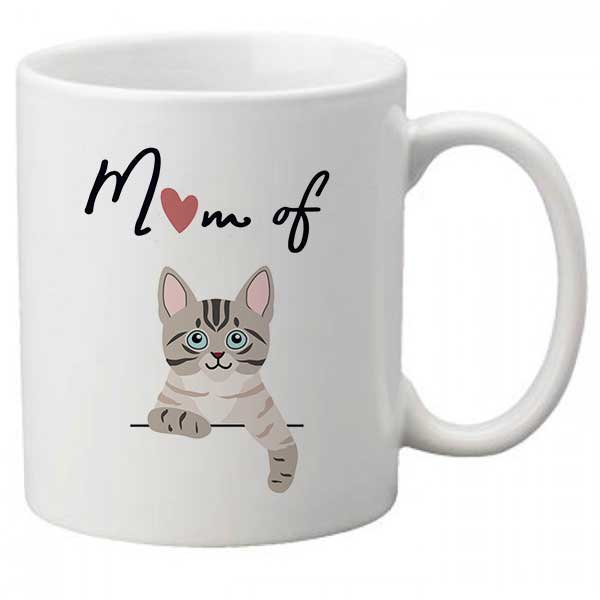 Mug-mom-of-cat-zébré-gris-et-blanc