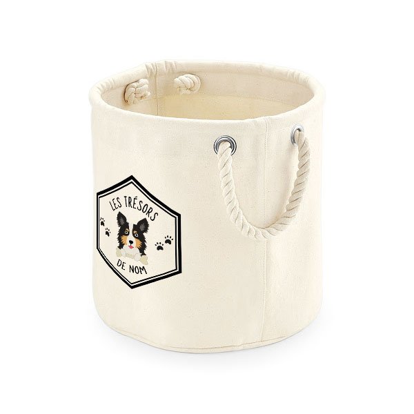 Sac-a-jouet-chien-border-collie-tricolore