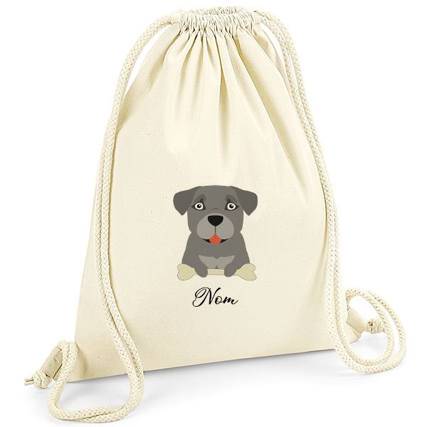 Sac-de-gym-Staffie-gris