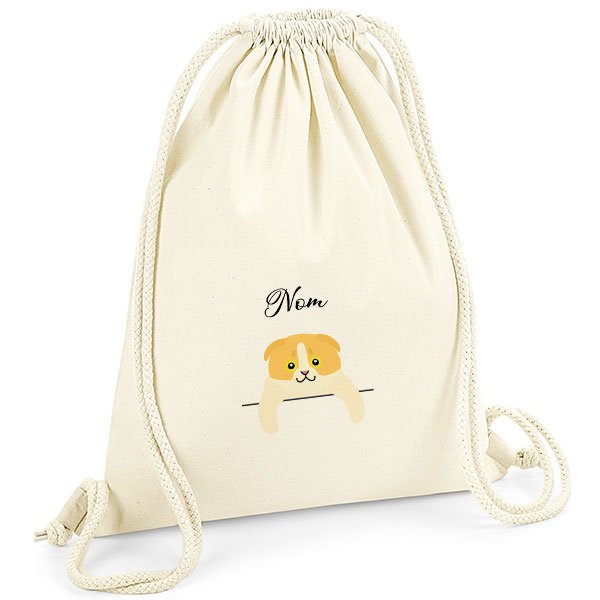 Sac de Gym chat personnalisé