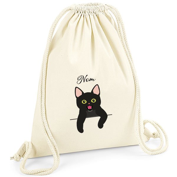 Sac-de-gym-chat-européen-noir