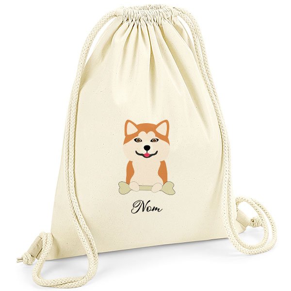Sac-de-gym-chien-akita-inu-roux