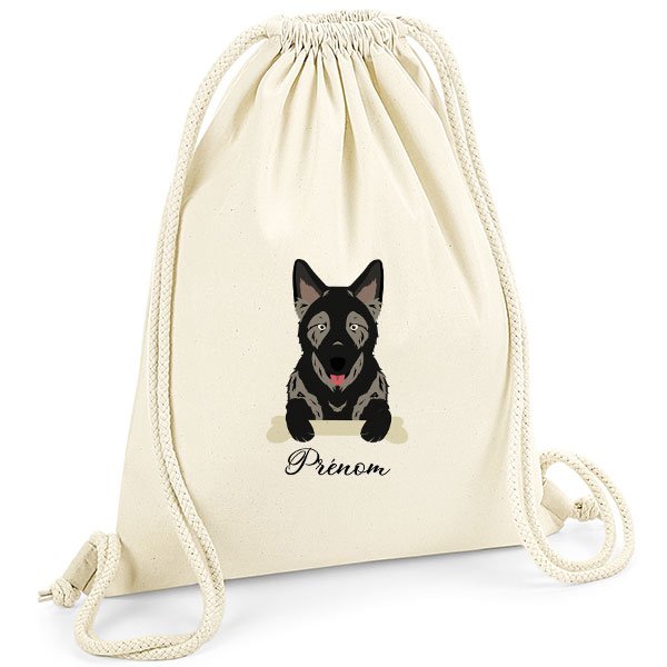 Sac-de-gym-chien-altdeutsche-schaferhunde-argenté