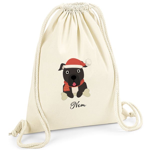 Sac-de-gym-noel-chien-american-staff-noir