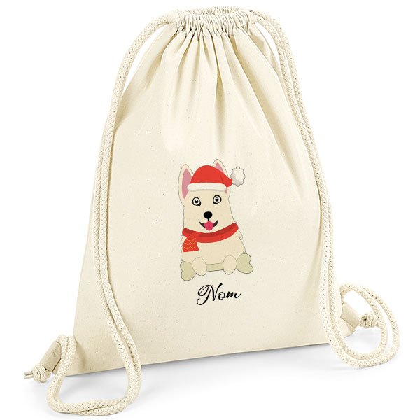 Sac-de-gym-noel-chien-berger-blanc-suisse