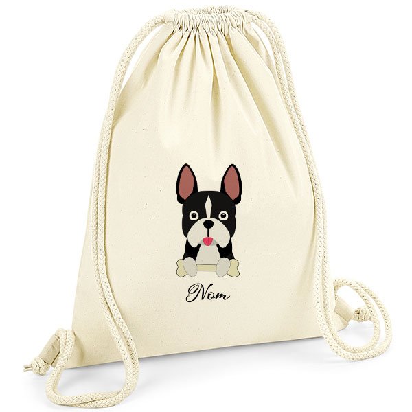 Sac-de-gym-chien-bouledogue-francais-noir
