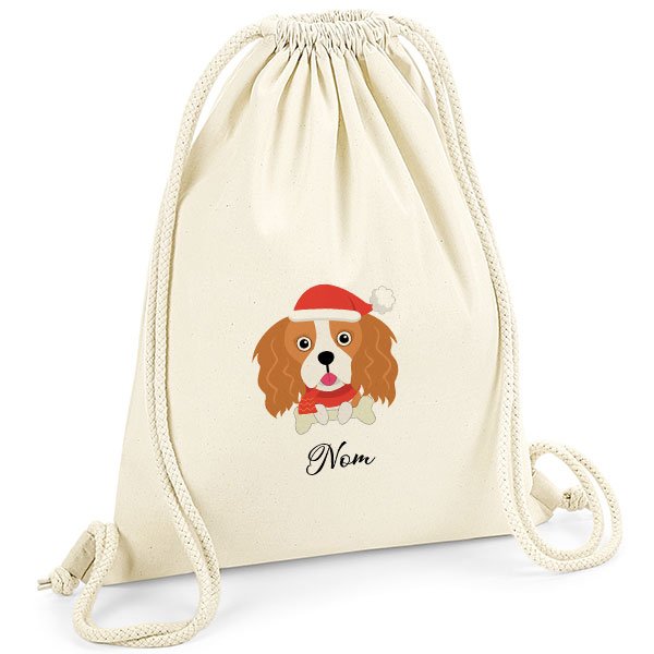 Sac-de-gym-noel-chien-cavalier-king-charles