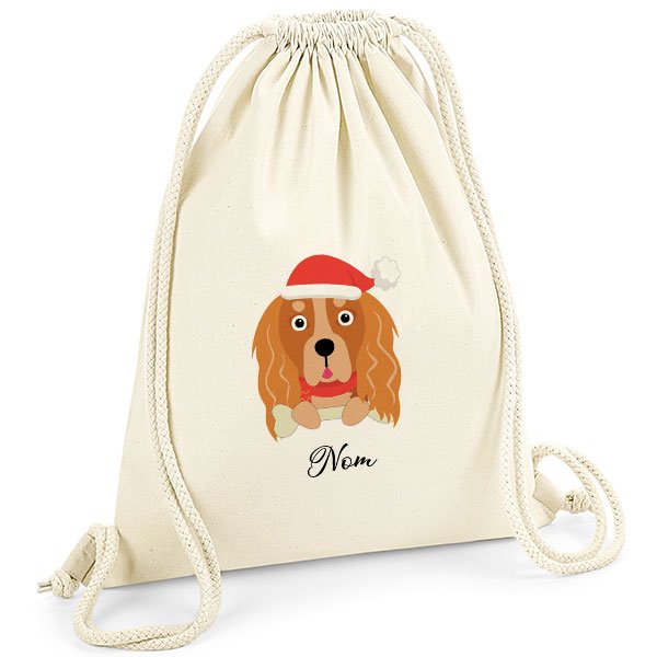 Sac-de-gym-noel-chien-cocker-anglais-golden