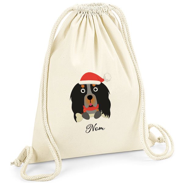 Sac-de-gym-noel-chien-cocker-anglais-tricolore