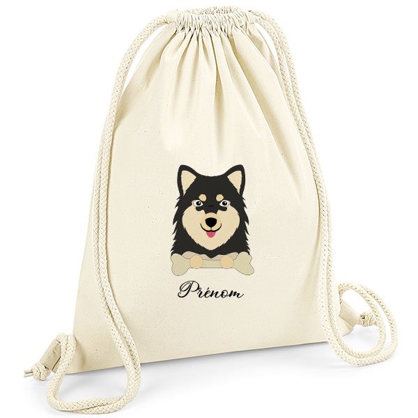 Sac-de-gym-chien-finnois-de-laponnie