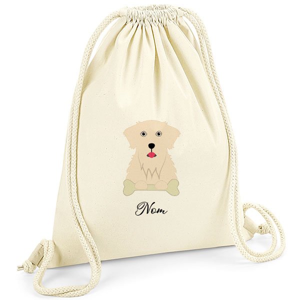 Sac-de-gym-chien-golden-retriever-blanc