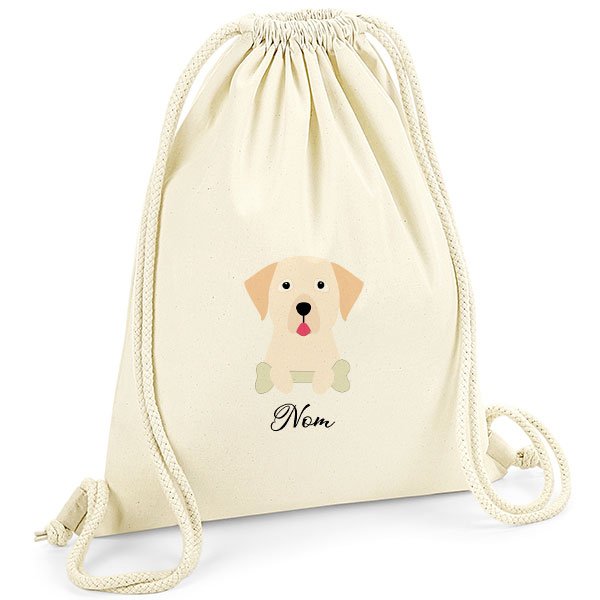 Sac-de-gym-chien-labrador-jaune