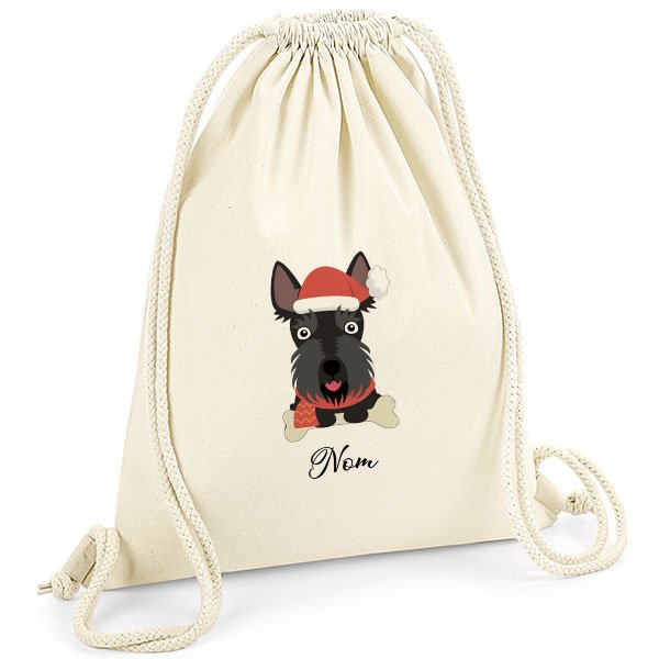 Sac-de-gym-noel-chien-scottish-terrier