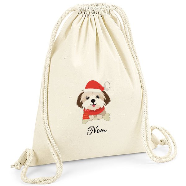 Sac-de-gym-noel-chien-shih-tzu