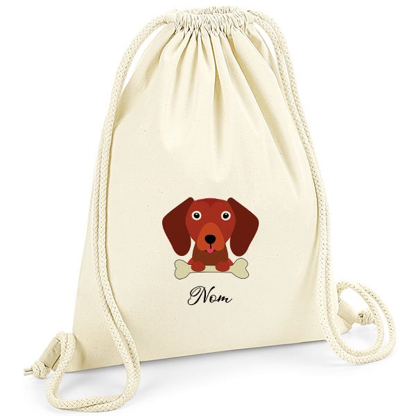 Sac-de-gym-chien-teckel-fauve