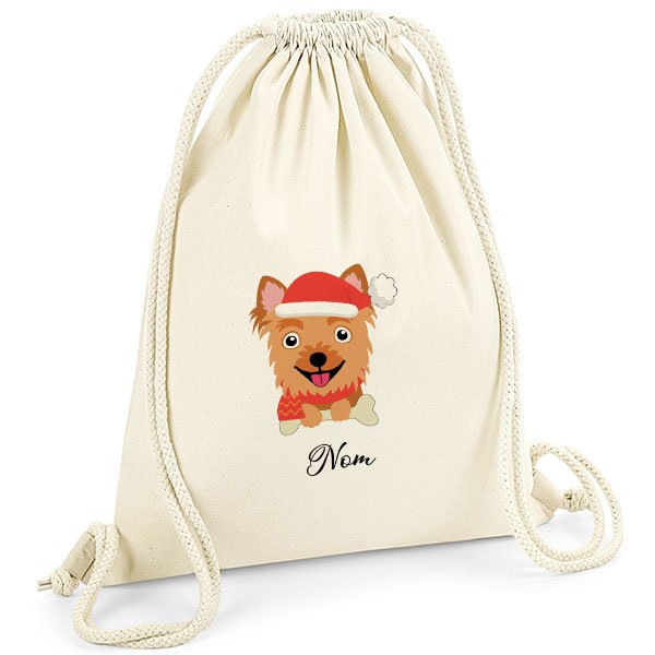 Sac-de-gym-chien-noel-yorkshire