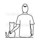 Hoodie Maitresse et chat