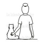 Hoodie Maitresse et chat