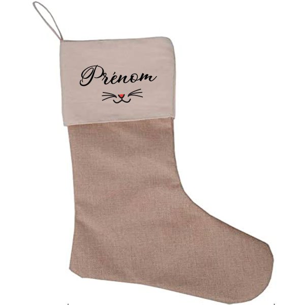 chaussette-noel-chat