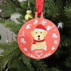 decoration-noel-chien-personnalise-rose