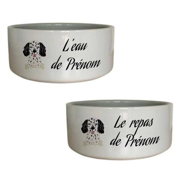 Lot de gamelles Chien personnalisées