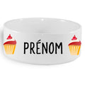 Gamelle Chien Cupcake Rouge-et-Blanc