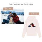 Hoodie personnalisé family