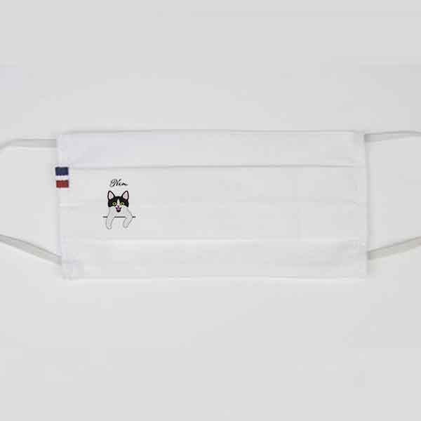 masque-chat-européen-bicolore-noir-et-blanc