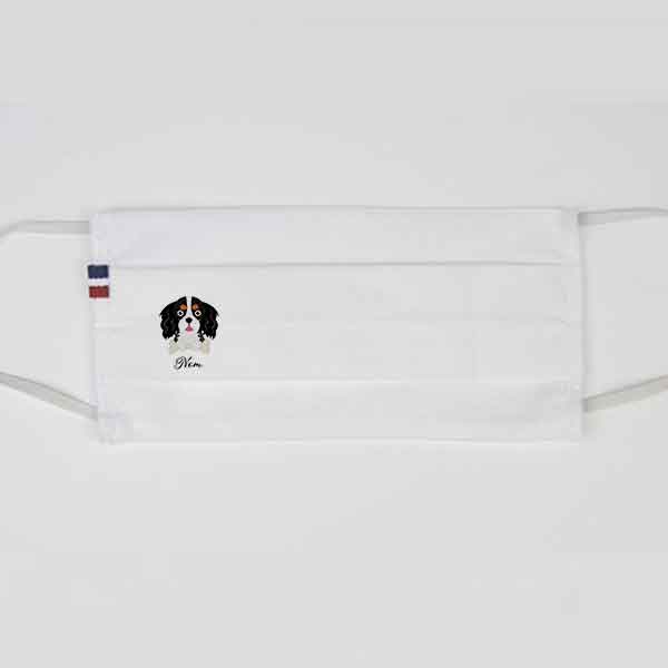 masque-chien-cavalier-king-charles-noir-et-feu