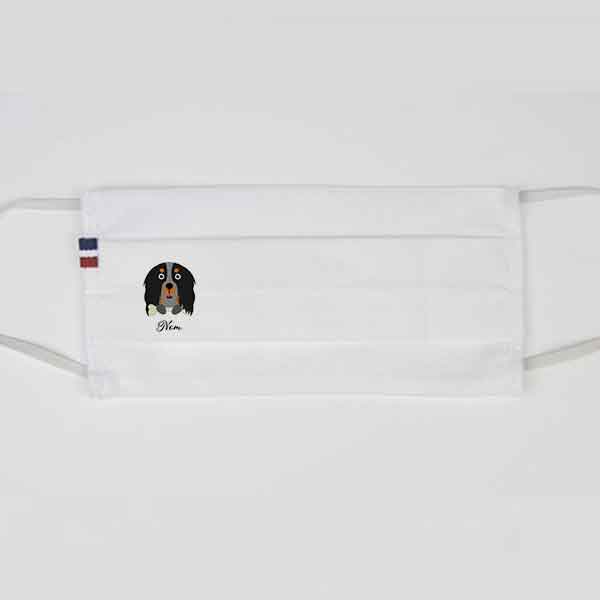 masque-chien-cocker-anglais-tricolore