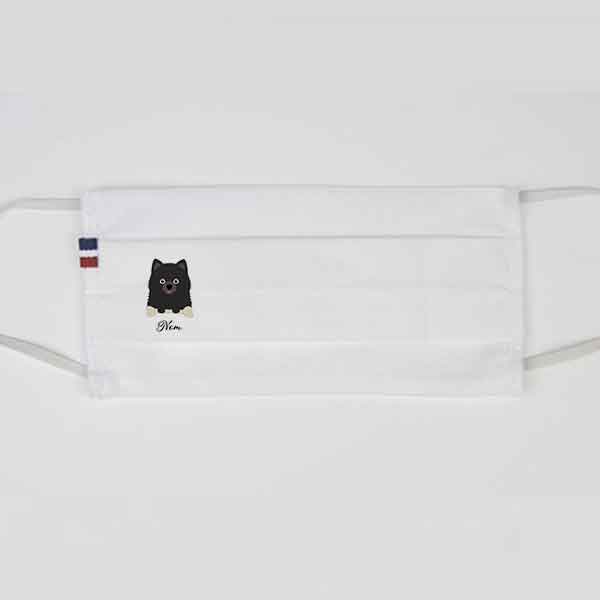 masque-chien-spitz-noir