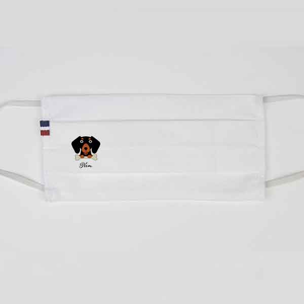 masque-chien-teckel-noir