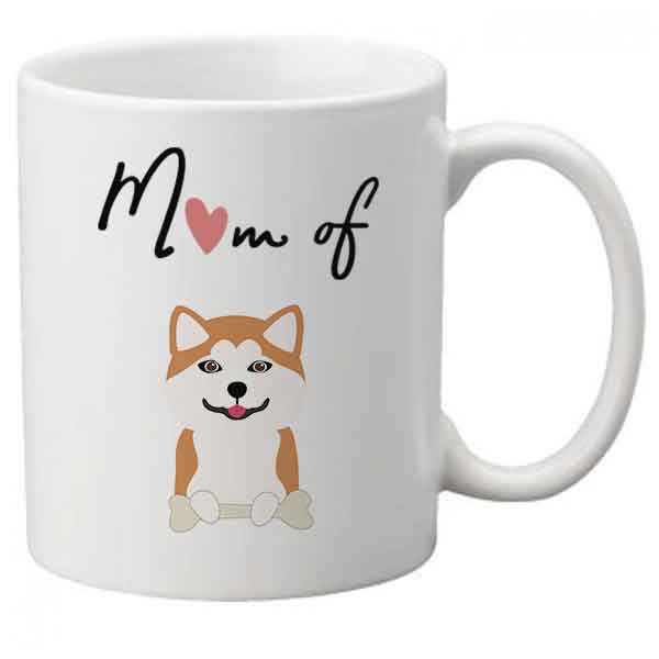 mockup-mom-of-mug-dog-Akita-inu-roux