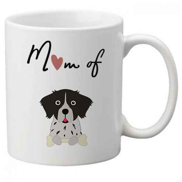 mockup-mom-of-mug-dog-Epagneul-noir-et-blanc