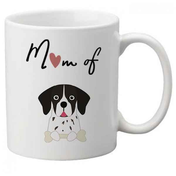 mockup-mom-of-mug-dog-Pointer-Anglais-noir-et-blanc