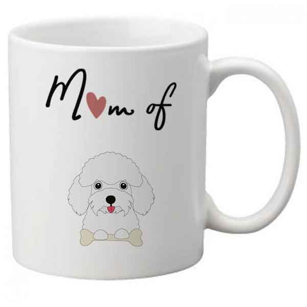 mockup-mom-of-mug-dog-caniche-blanc