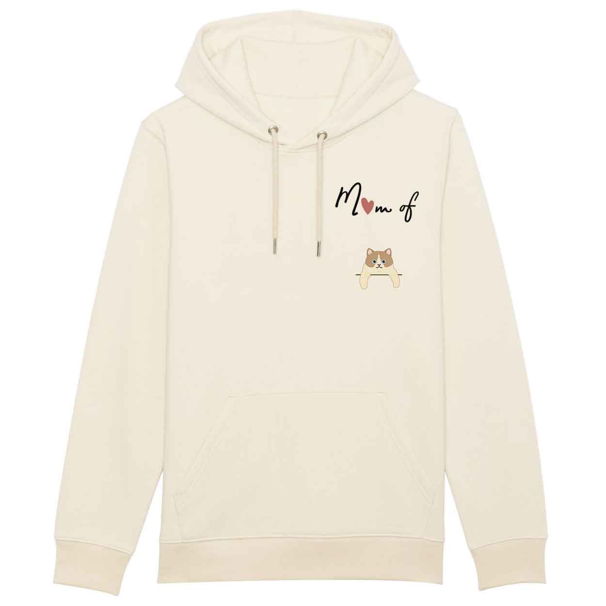 sweat-mum-of-chat-blanc-et-marron