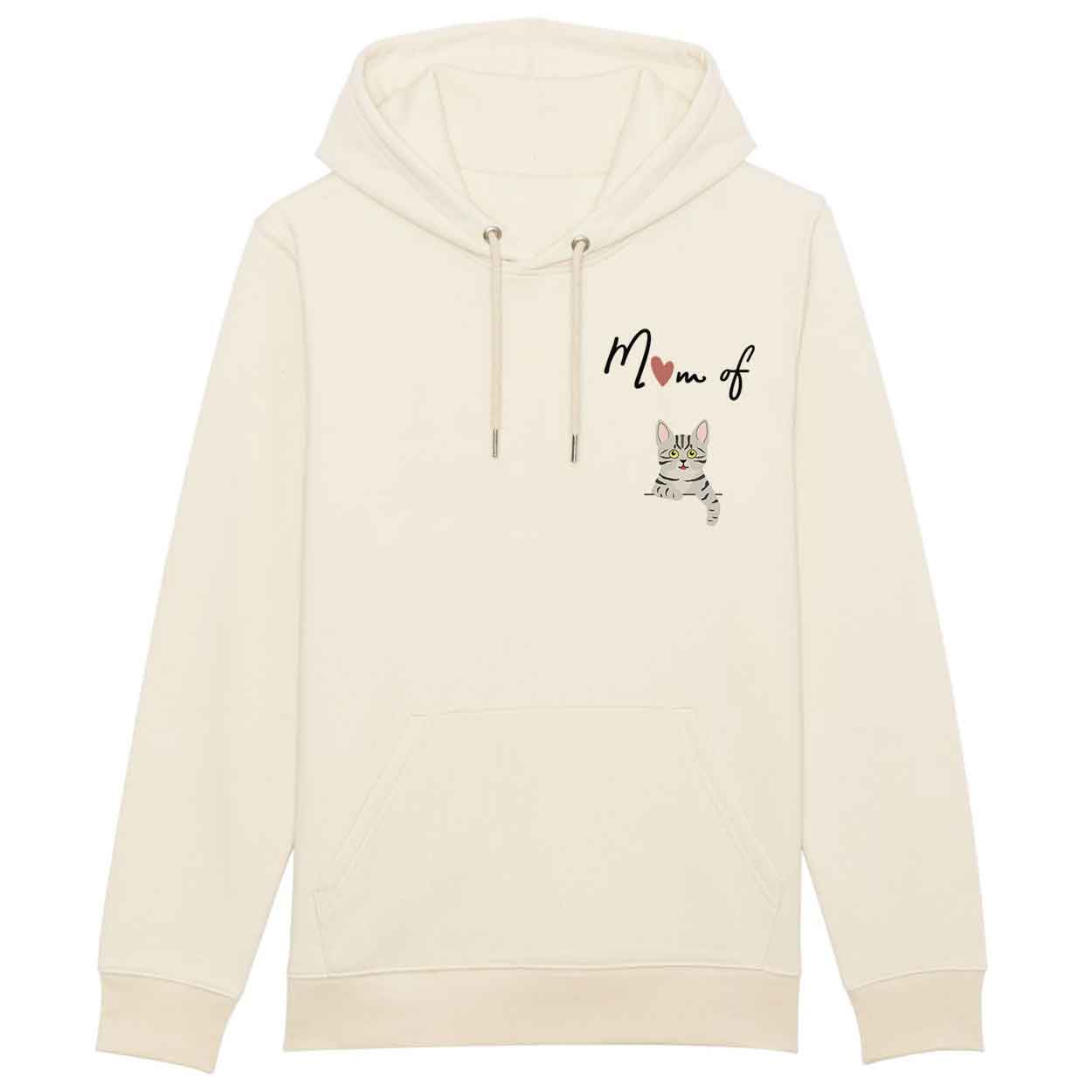 Hoodie mom of cat-mau egyptien