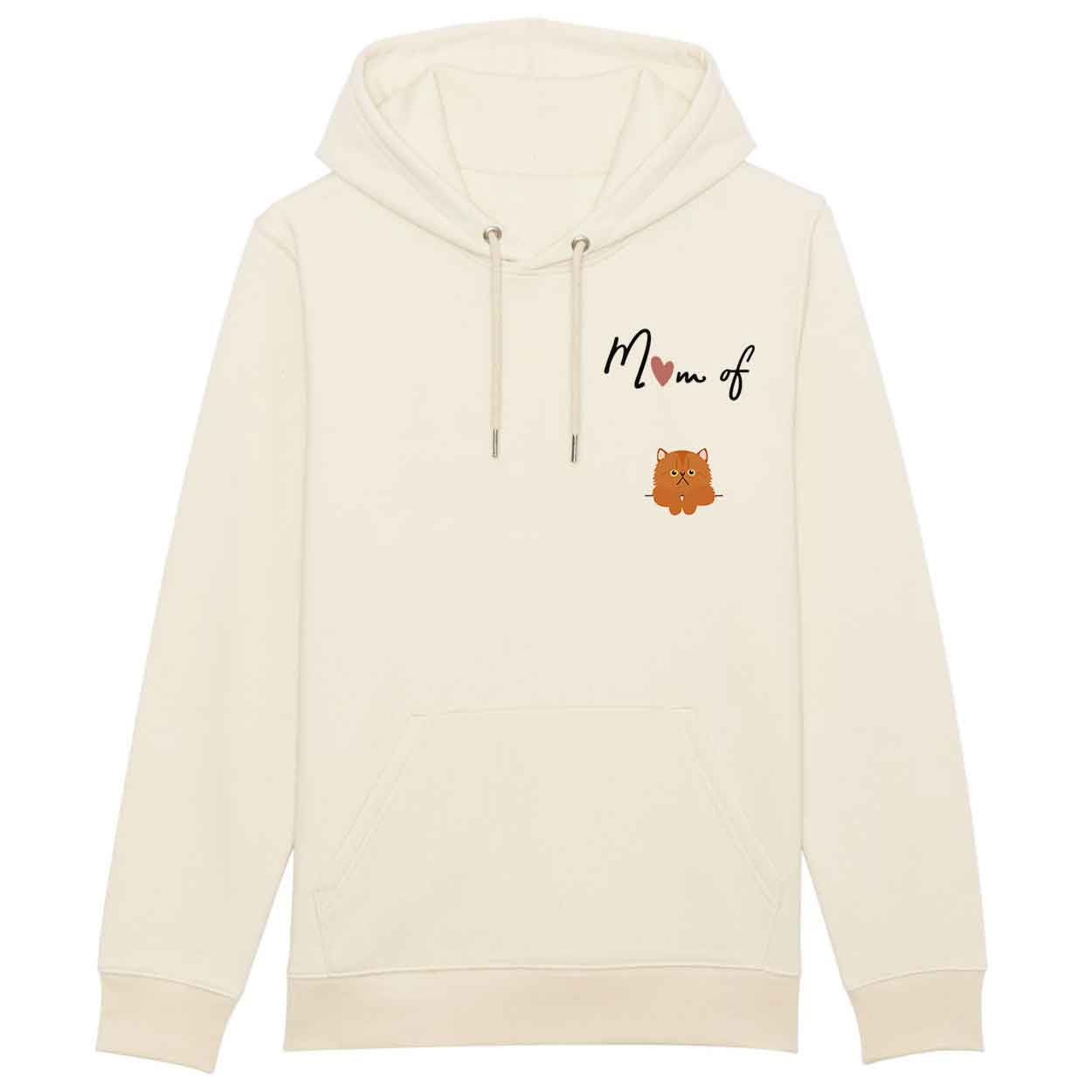 Hoodie mom of cat-orange