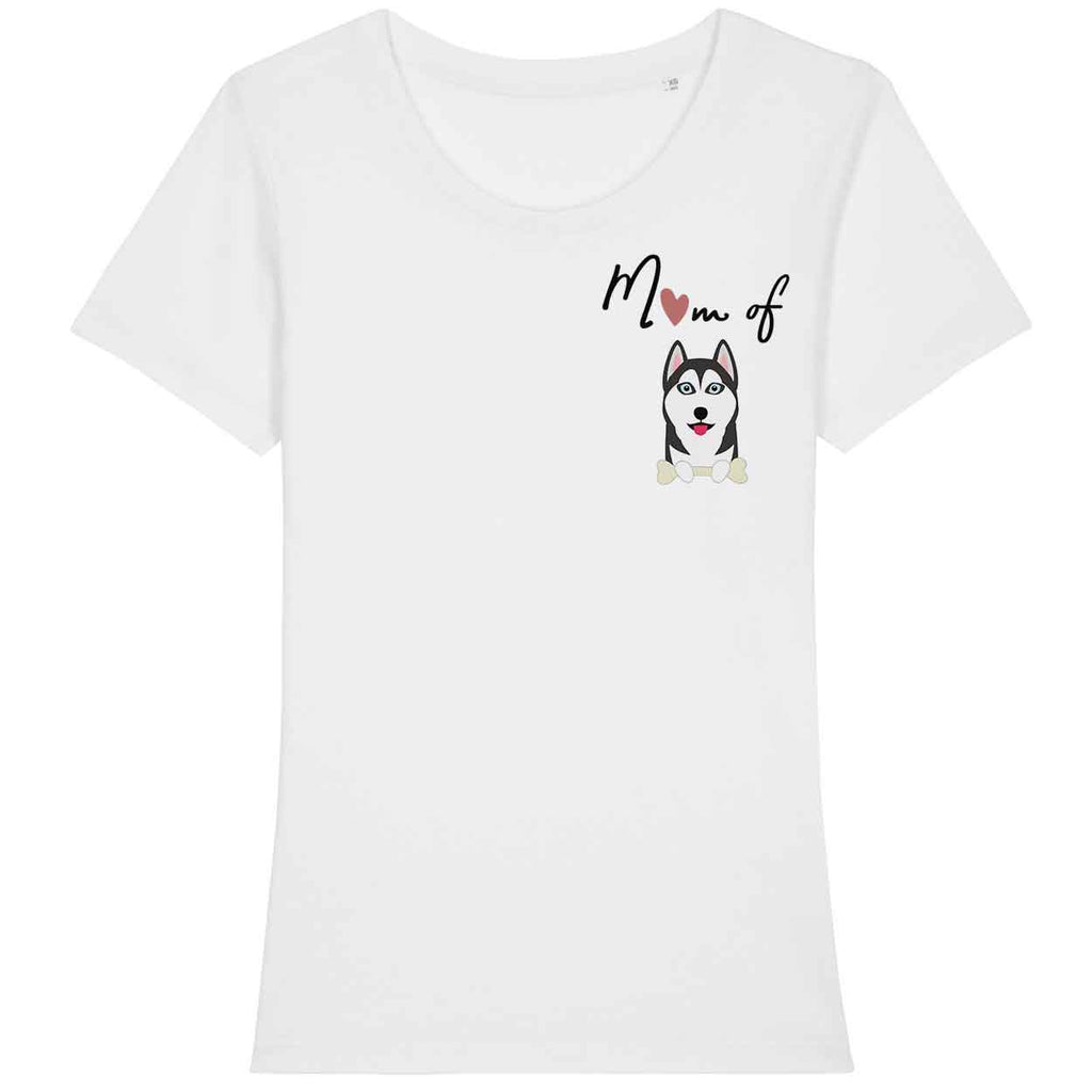 tee-shirt-mom-of-dog-huskynoiretblanc