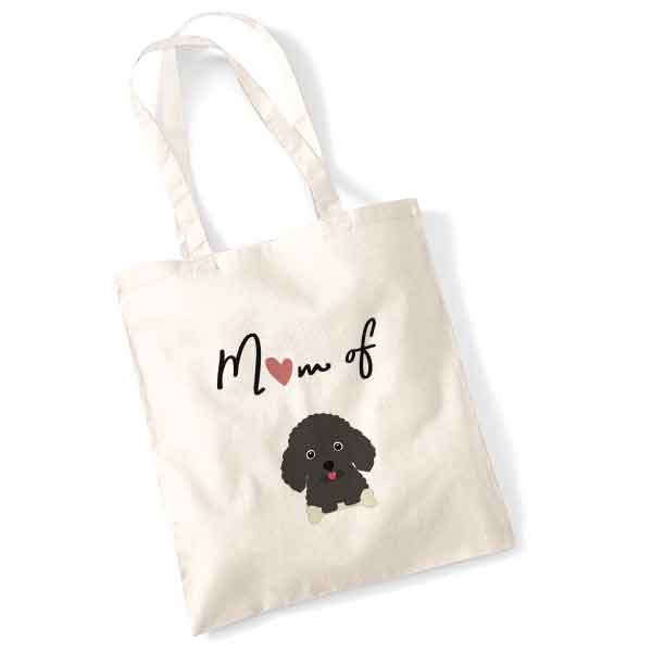 totebag-mom-of-dog-caniche-noir