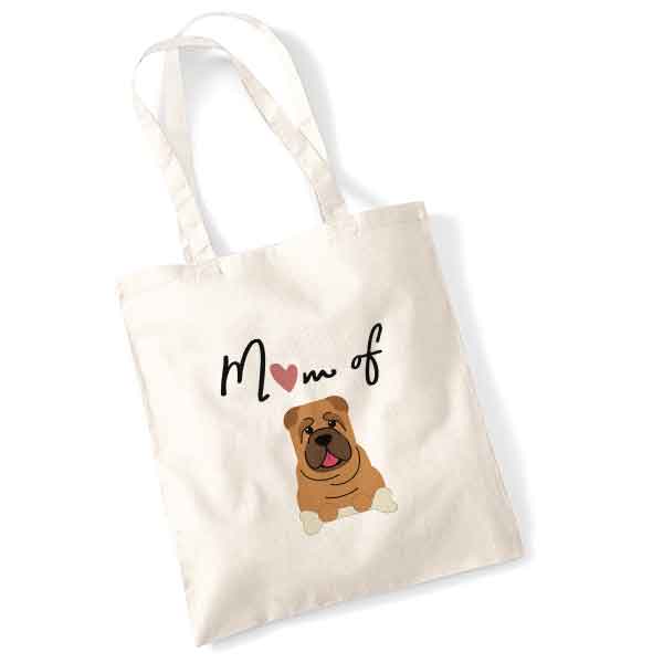 tote bag-mom-of-dog-sharpei