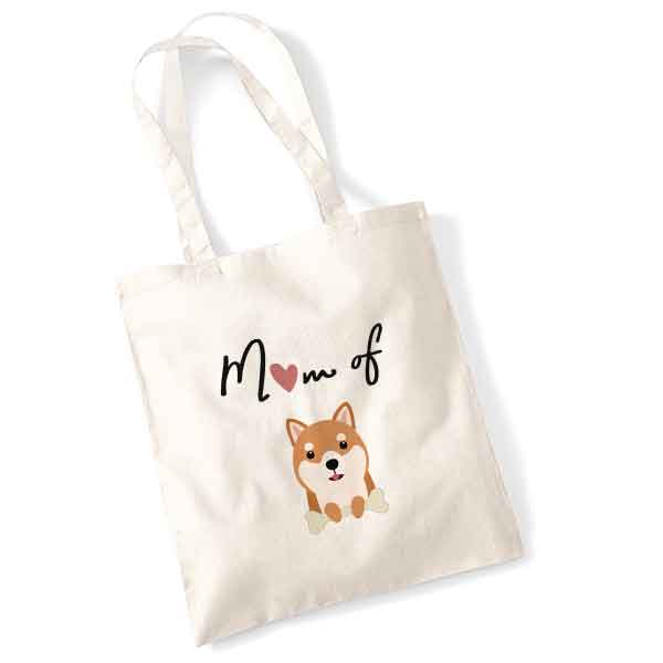 tote bag-mom-of-dog-shiba