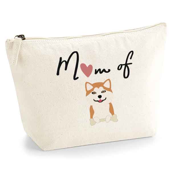 mockup-mom-of-trousse-dog-Akita-inu-roux