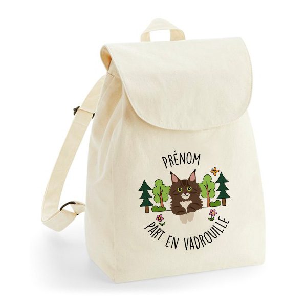 Sac à Dos Chat Personnalisé