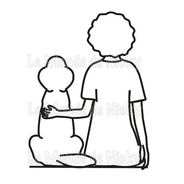 Tee-shirt Maitresse et chien