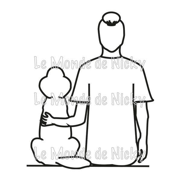 Tee-shirt Maitre et chien