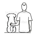 Hoodie Maitre et chien