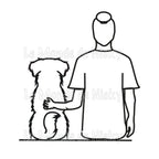 Hoodie Maitre et chien